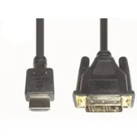 E+p DVI - HDMI (type A) (5 m, HDMI, DVI), Videokabel