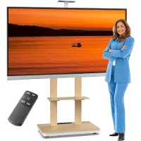 Stralex TV standaard Duolite manueel zwart/walnoot
