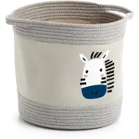 Zeller Opbergmand "Zebra" katoen/polyester (1 stuk)