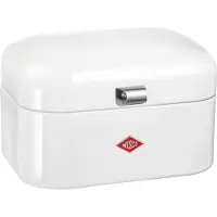 Wesco Single Grandy Broodtrommel | 7,5 Liter - Maat M | Metaal - Wit | Broodopslag