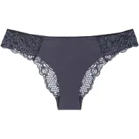 Triumph Slip ' Wild Peony Florale Brazilian ' donkergrijs
