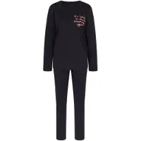 Triumph Pyjama ' Basic ' zwart