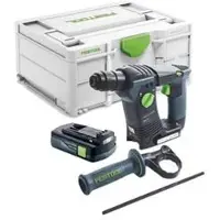 Festool BHC 18-Basic accuboormachine 18 V 1,8 J SDS Plus Brushless + 1x accu 3,0 Ah + Systainer - zonder oplader