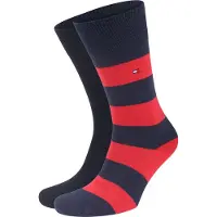 Tommy Hilfiger Socks Two Pack Knitted Rugby Socks Navy Tommy Original heren 43 / 46