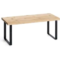 Zeller keukenrek/opbergrek/aanrecht organizer - 36 x 16 x 16 cm - metaal/bamboe hout - Keukenkastorganizer