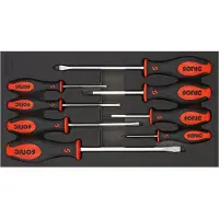 Sonic Schroevendraaierset PH + plat 8-dlg. SFS 1/3