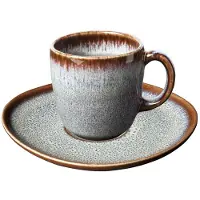 Like. by Villeroy & Boch Kaffeetasse mit Untertasse Lave 190 ml