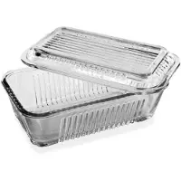Pasabahce – botervloot – Frigo – bewaart boter vers – met deksel – 1 stuk