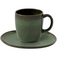 Like. by Villeroy & Boch Kaffeetasse mit Untertasse Lave 190 ml