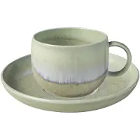 Like. by Villeroy & Boch Kaffeetasse mit Untertasse Perlemor Alga 190 ml