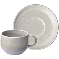 Like. by Villeroy & Boch Espressotasse mit Untertasse Perlemor Sand 60 ml