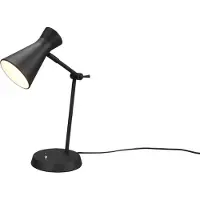 Reality Bureaulamp Enzo, zwart, Werkkamer / Kantoor, metaal, bureaulamp
