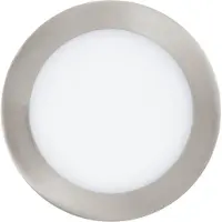 Eglo FUEVA-C, Inbouwspots, 1 lamp, LED, 6500 K, 1200 lm, Metallic