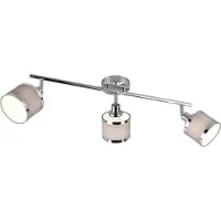 TRIO Design opbouwspot Arosa nikkel 3-lichts