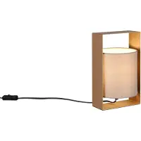 TRIO Design tafellamp Pail koffiebruin