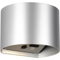 TRIO Oplaadbare wandlamp Genie zilvergrijs met sensor