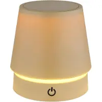 Globo Moderne Tafellamp Carlos Zand Bruin Oplaadbaar