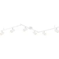 Globo Lighting Witte spots 3x2-spots Globo Robby