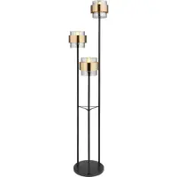 Globo Lighting Staande vloerlamp Milley 3-lichts rond