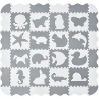 Juskys Kinderpuzzelmat - Timon - 36-delig - Bestaande uit letters & cijfers