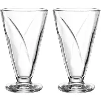 Leonardo CONO Schaal op voet 360ml - set/2