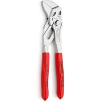 Knipex Sleuteltang | 150 mm Lengte | Tang en Schroefsleutel in Eén | Kunststof Bekleed | Verchroomd - 86 03 150 SB