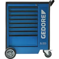 Gedore gereedschapswagen met 8 lades, modelnummer 2004 0701