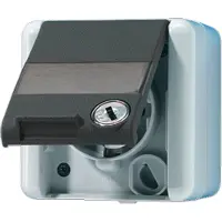 JUNG WG800 Wandcontactdoos (WCD schakelmateriaal) (Europese Stekkerdoos) - 820NAWSL