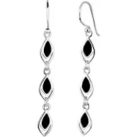 Elli Oorbellen 'Hippie Festival' zwart / zilver