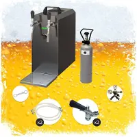 Ich-zapfe Bierzapinstallatie STREAM 50 Compleetset, 2-lijns koeler, tot 55 l/u voor M- en G-vaten