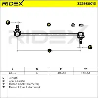 RIDEX 3229S0013 Stabilisatorstang