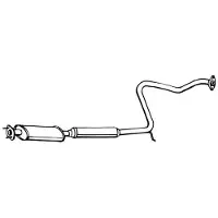 VEGAZ DS-106 Uitlaat middendemper