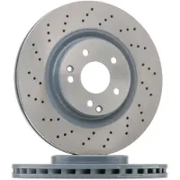 FEBI BILSTEIN Remschijf 26107 voorkant, geventileerd, geperforeerd, 1 Stuk