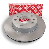 FEBI BILSTEIN Remschijf 10565, voorkant, geventileerd , 1 Stuk