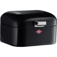 Wesco Mini Grandy Broodtrommel | 2 Liter - Maat S | Metaal - Zwart | Brooddoos