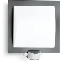 Steinel L 20 S buitenwandlamp sensor, antraciet, zwart, Roestvrij staal, Modern