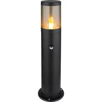 Globo Lighting Moderne tuinlamp Xeloo zwart met sensor