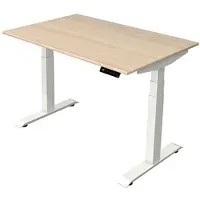 Kerkmann Move4 Elektrisch hoogteverstelbaar Zit-sta-bureau Esdoorn T-voet 1200 (B) x 800 (D) x 1290 (H) mm Hout, Metaal