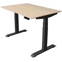 Kerkmann Move4 Elektrisch hoogteverstelbaar Zit-sta-bureau Esdoorn T-voet 1200 (B) x 800 (D) x 1290 (H) mm Hout, Metaal