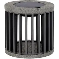 LES JARDINS Halo Solar Lamp Space Grey