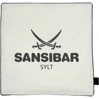 Sansibar Decoratief Sierkussen Katoen 45x45 cm Wit/Antraciet - Merkloos