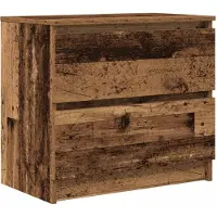 vidaXL Tv-meubel 60x35x54 cm bewerkt hout oud houtkleurig