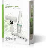 Nedis Elektrische Raamwisser | 12 W | Inhoud Reservoir Vuil Water: 60 ml | Afneembare vuilwatertank | Groen / Wit