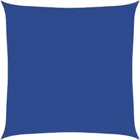 vidaXL Zonnezeil 160 g/m² vierkant 5x5 m HDPE blauw