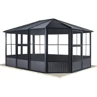 Sojag Aluminium paviljoen charleston met klamboe 384x489x281 cm