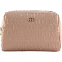GUESS Toilettas Television Large Top Zip Cosmetic Bag Orchid Roze