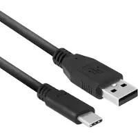 ACT AC3020 - USB 3.2 Gen 1 USB-A male naar USB-C male - 1m