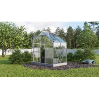 Pergart Tuinkas Planet 2500 - Veiligheidsglas 3mm - Aluminium - 195x131x207cm