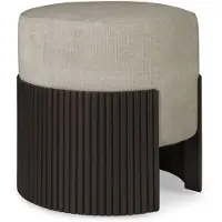 Ethnicraft Roller Max Sitzhocker lackiertes Mahagoni