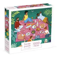 Janod - Kidult puzzel - Picknick met vrienden - 1000 Stukjes